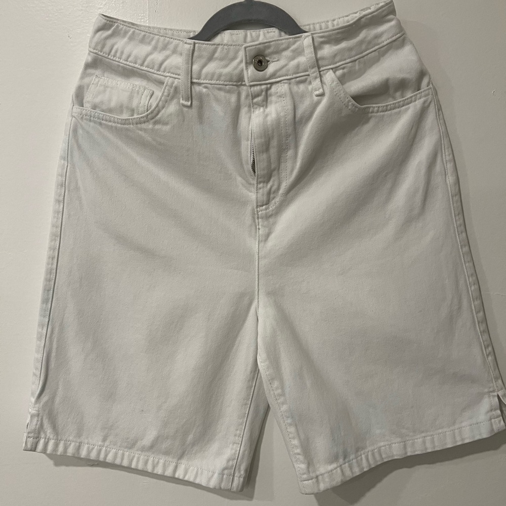 🌷Collusion White Denim Shorts Size 30